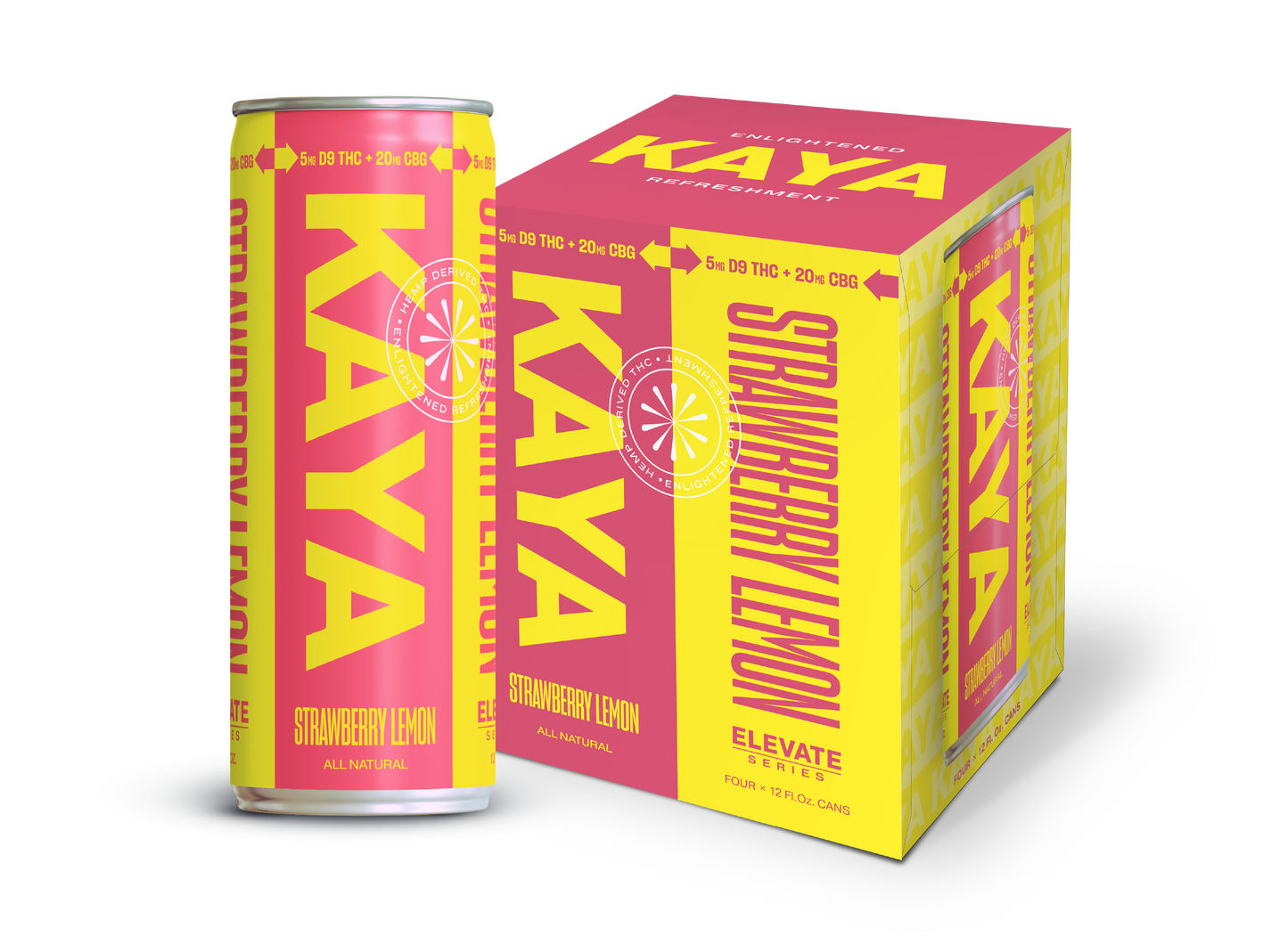 KAYA Strawberry-Lemon 4-pack